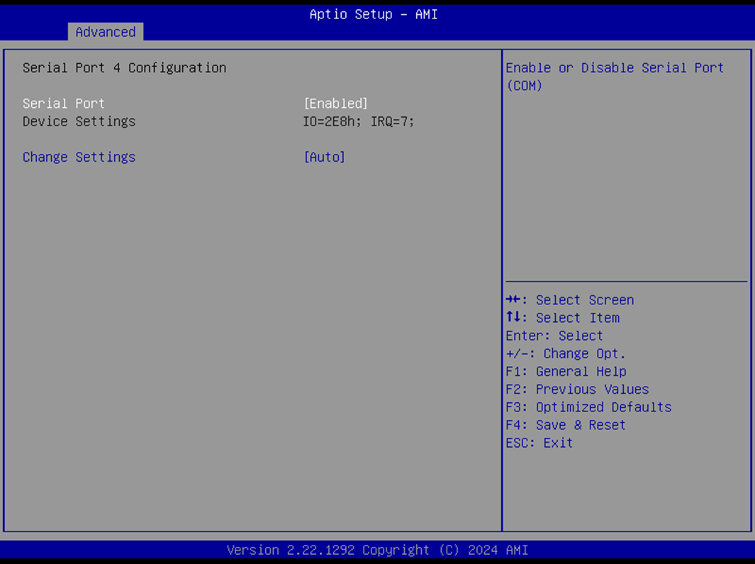 Serial Port 4